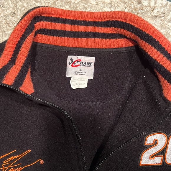 Men’s vintage fleece Tony Stewart pull over half zip - Picture 3 of 5